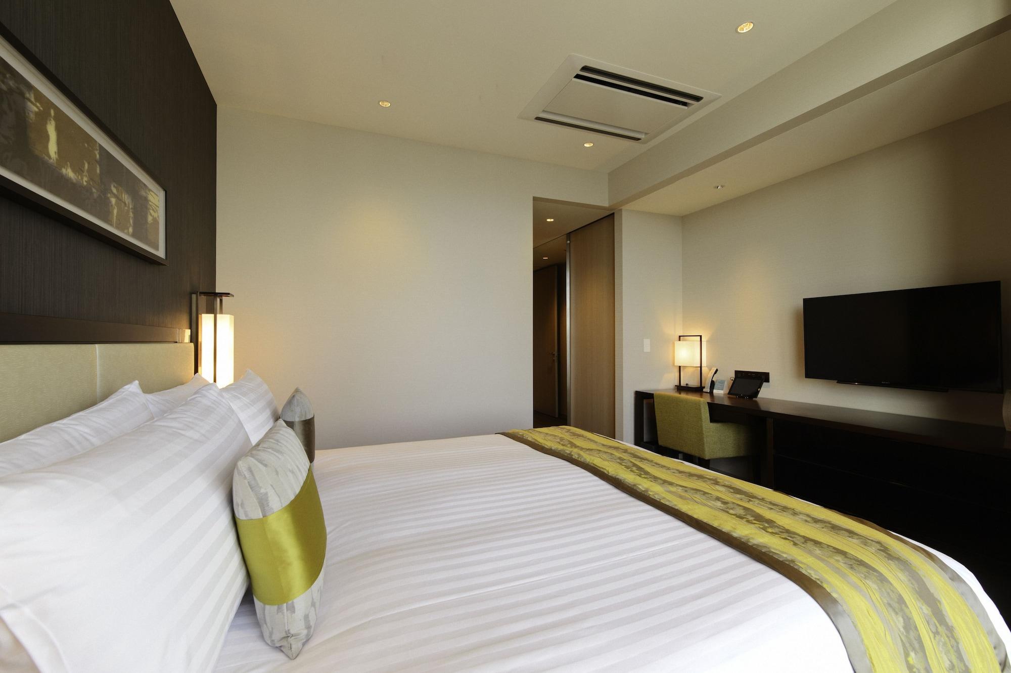 Hotel Oakwood Premier Prefektura Tokio Exteriér fotografie A room at the hotel