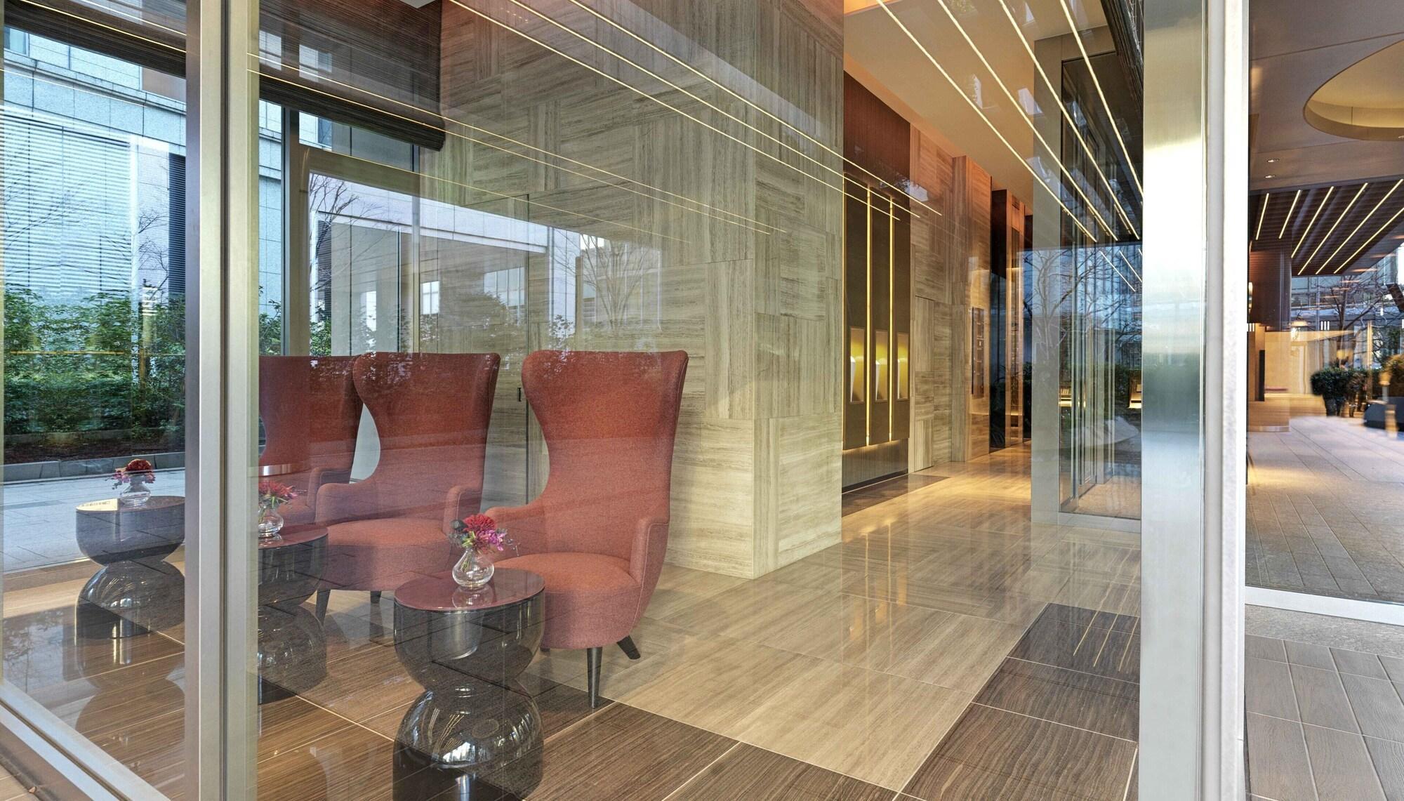 Hotel Oakwood Premier Prefektura Tokio Exteriér fotografie Lobby