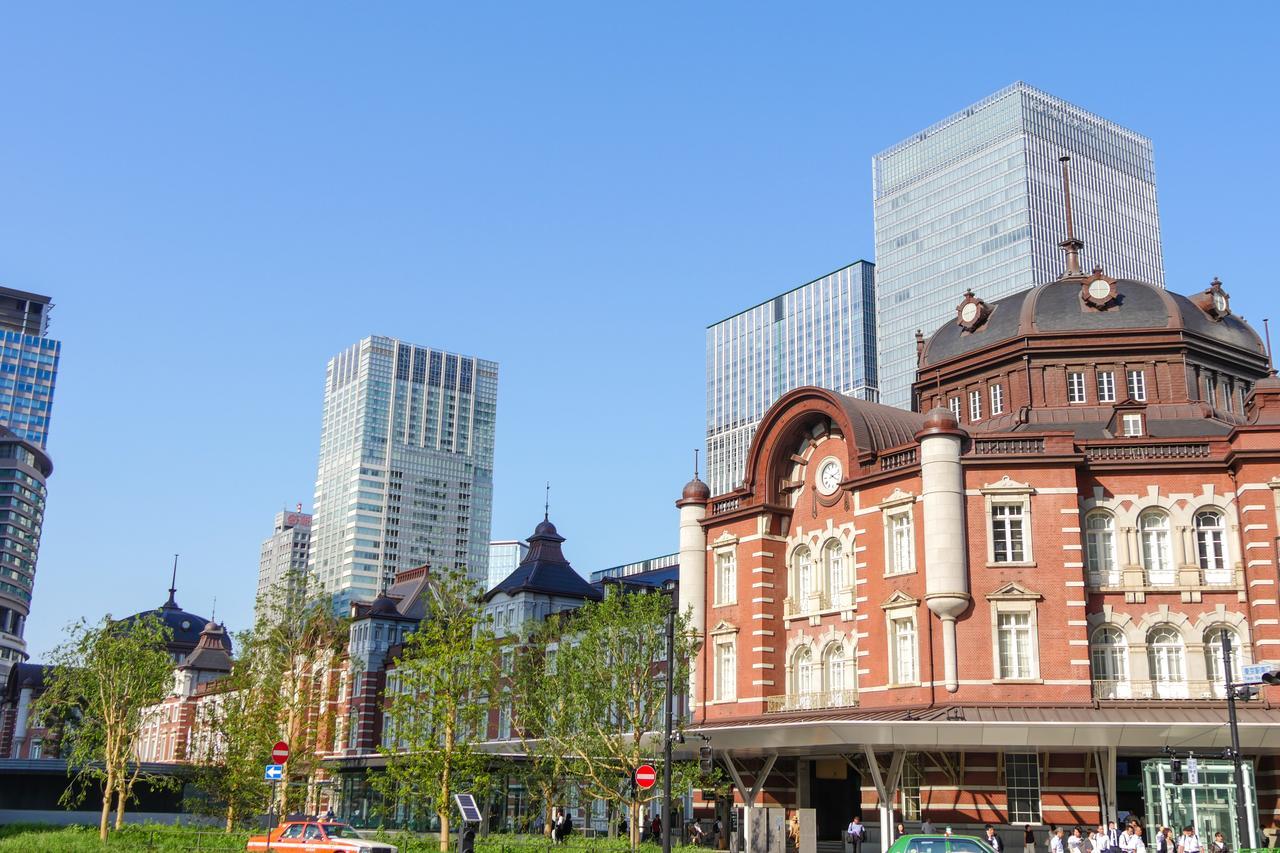 Hotel Oakwood Premier Prefektura Tokio Exteriér fotografie The station building
